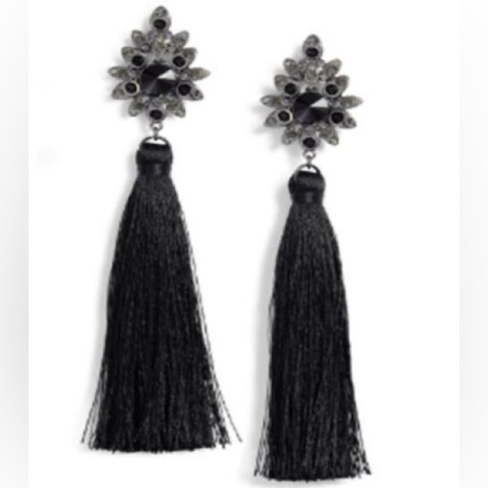 Tasha Beaded Post Tassel Drop Earrings​​​​​​​​​​​​